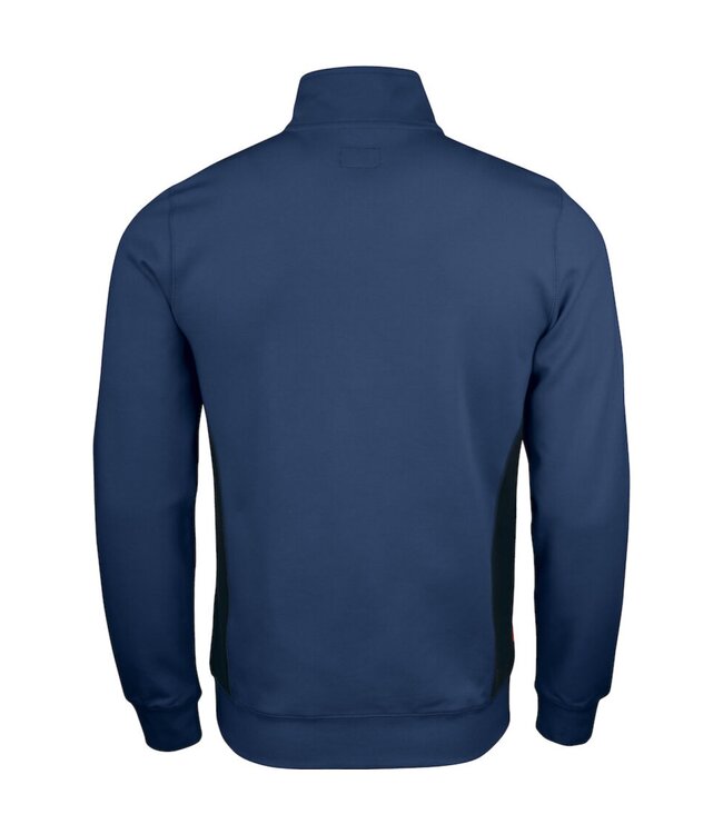 Jobman 5401 Werktrui met Korte Rits Donkerblauw/Zwart