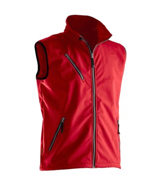 Jobman Jobman 7502 Softshell Bodywarmer Rood