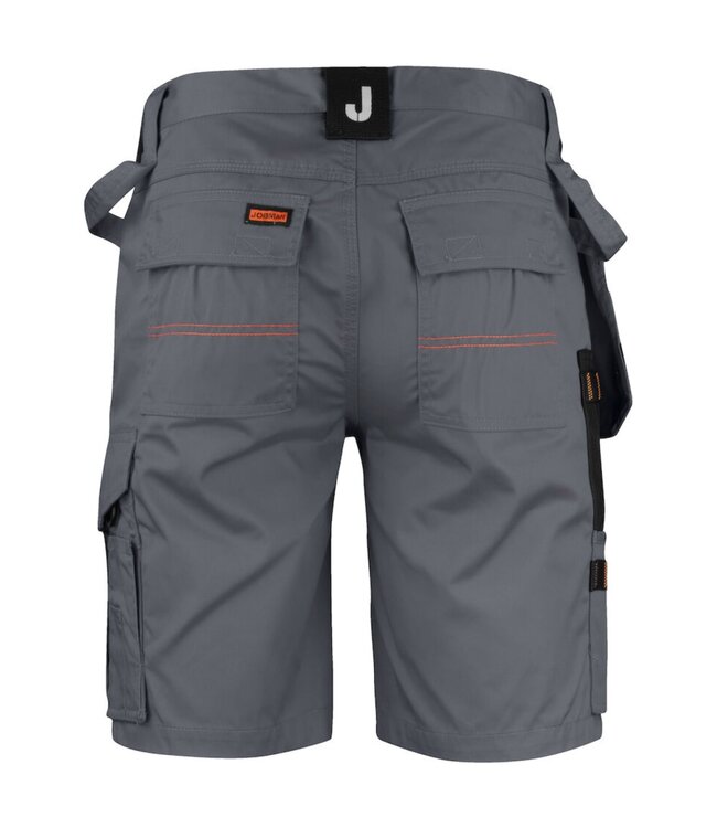 Jobman 2722 Korte Werkbroek Donkergrijs/Zwart