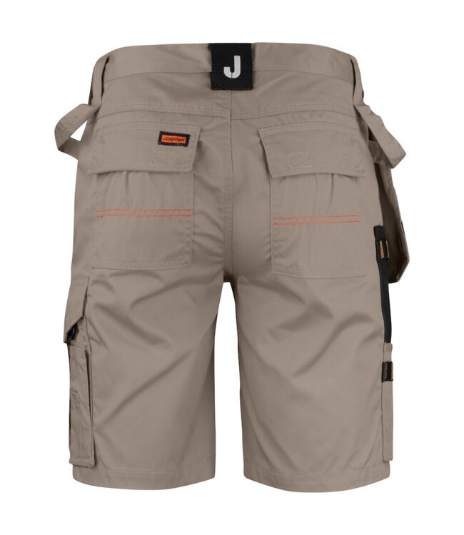 Jobman 2722 Korte Werkbroek Khaki/Zwart