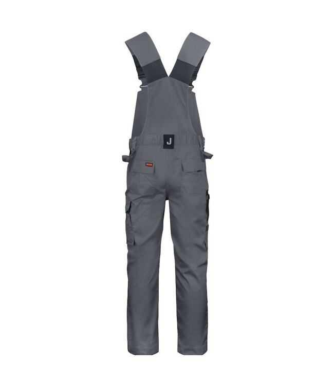Jobman 3730 Bib N' Brace Donkergrijs/Zwart
