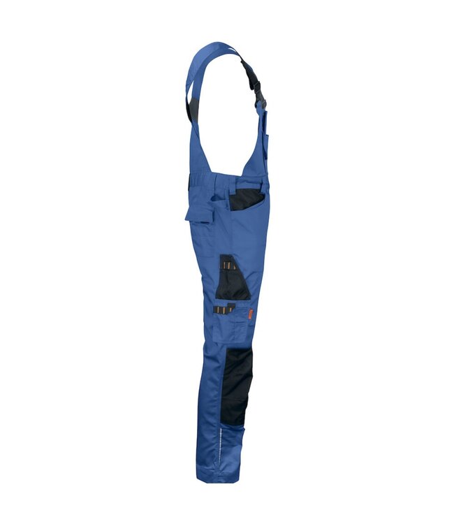 Jobman 3730 Bib N' Brace Blauw/Zwart