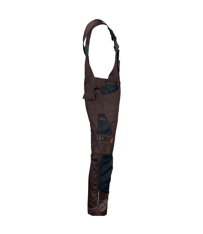 Jobman 3730 Bib N' Brace Bruin/Zwart