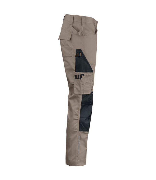 Jobman 2321 Service Werkbroek Khaki/Zwart