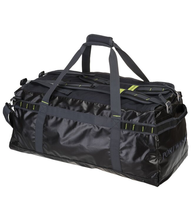 Portwest PW3 70L Waterdicht Duffle Bag Zwart
