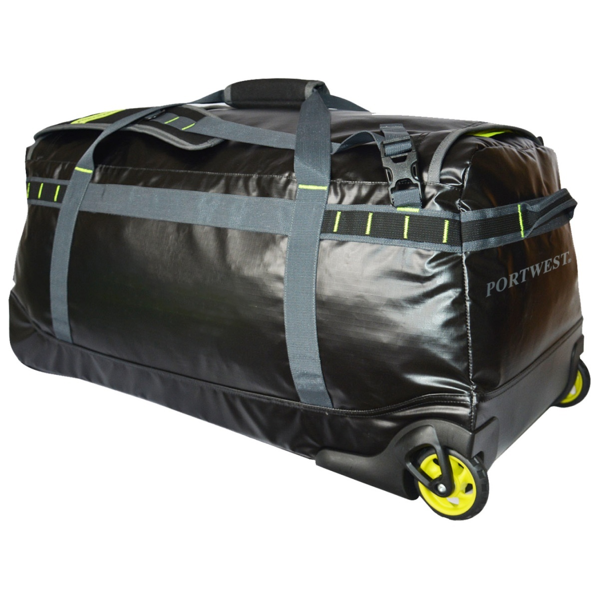 Portwest PW3 100L Waterdicht Duffle Bag Zwart Bedrijfskledingonline