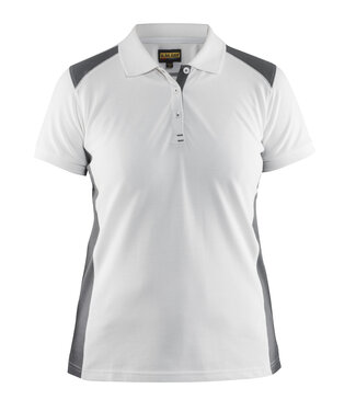 Blaklader Blaklader 3390 Dames Polo Wit/Grijs