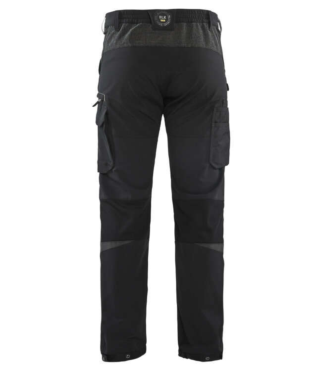 Blaklader 1422 Service werkbroek Zwart/Donkergrijs C50