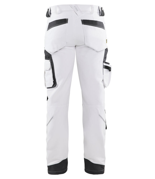 Blaklader 1089 Schilders Werkbroek 4-weg Stretch Wit/Donkergrijs