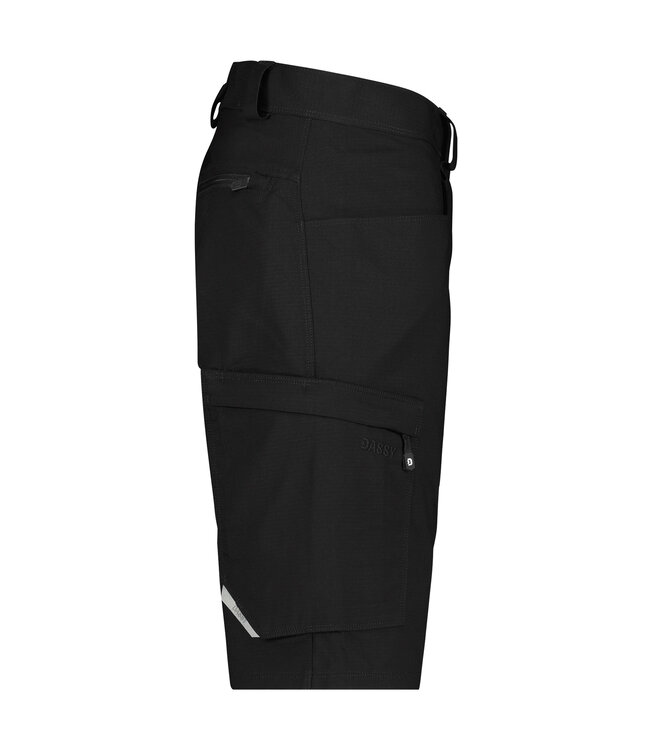 DASSY Zion Korte Werkbroek Stretch Zwart