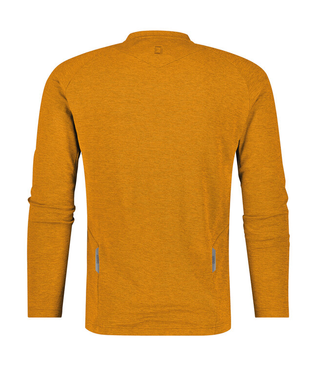 DASSY Serengeti Henley T-shirt Lange Mouw Geel