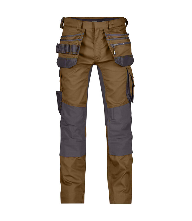 DASSY Flux D-Flex Werkbroek Stretch Bruin/Grijs