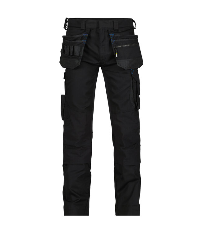 DASSY Flux D-Flex Werkbroek Stretch Zwart