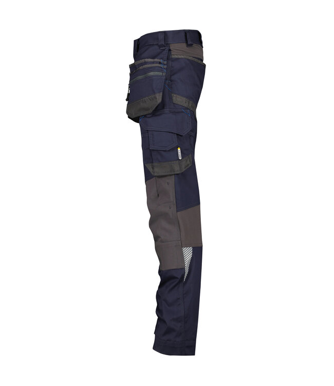 DASSY Flux D-Flex Werkbroek Stretch Donkerblauw/Grijs
