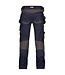 DASSY Flux D-Flex Werkbroek Stretch Donkerblauw/Grijs