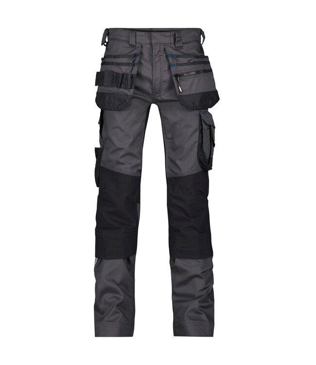 DASSY Flux D-Flex Werkbroek Stretch Grijs/Zwart