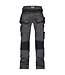 DASSY Flux D-Flex Werkbroek Stretch Grijs/Zwart