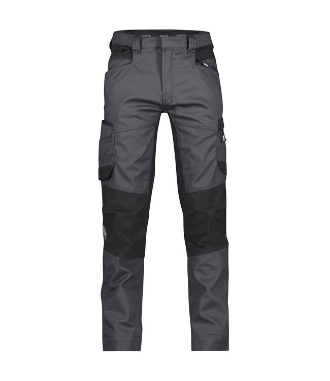 DASSY Helix D-Flex Dames Werkbroek Stretch Grijs/Zwart