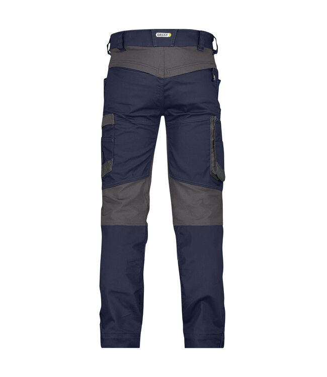 DASSY Helix D-Flex Werkbroek Stretch Donkerblauw/Grijs