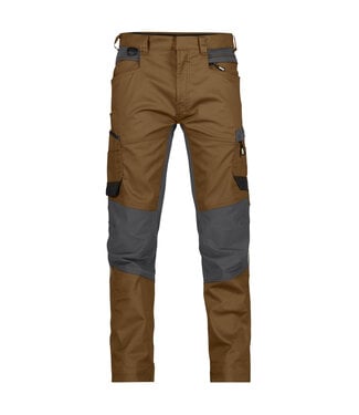 DASSY DASSY Helix D-Flex Werkbroek Stretch Bruin/Grijs