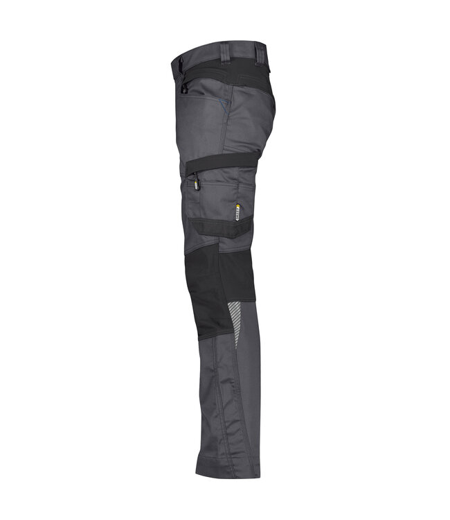 DASSY Helix D-Flex Werkbroek Stretch Grijs/Zwart