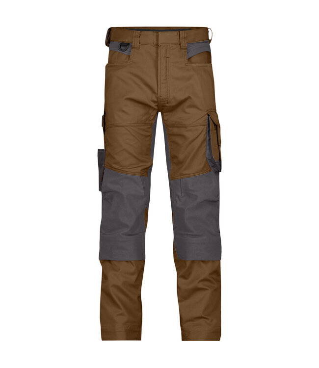 DASSY Dynax D-Flex Werkbroek Stretch Bruin/Grijs