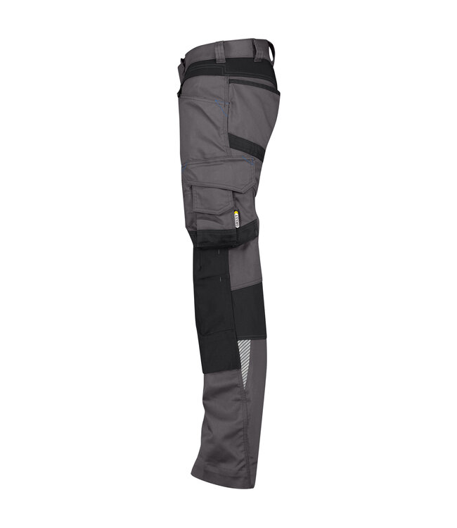 DASSY Dynax D-Flex Werkbroek Stretch Grijs/Zwart