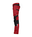 DASSY Dynax D-Flex Werkbroek Stretch Rood/Zwart