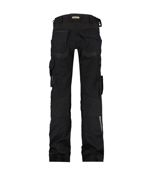 DASSY Dynax D-Flex Dames Werkbroek Stretch Zwart