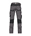 DASSY Dynax D-Flex Dames Werkbroek Stretch Grijs/Zwart