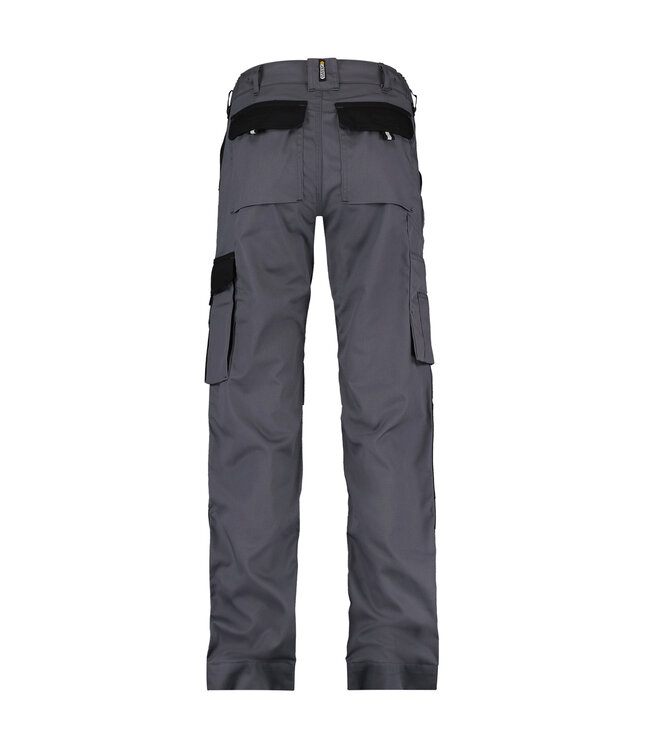 DASSY Boston Dames Werkbroek Grijs/Zwart