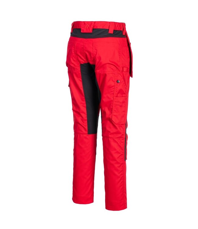 Portwest WX2 Eco Stretch Werkbroek Rood
