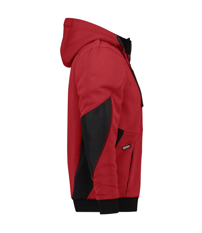 DASSY Pulse D-FX Werktrui Vest Gevoerd Rood/Zwart