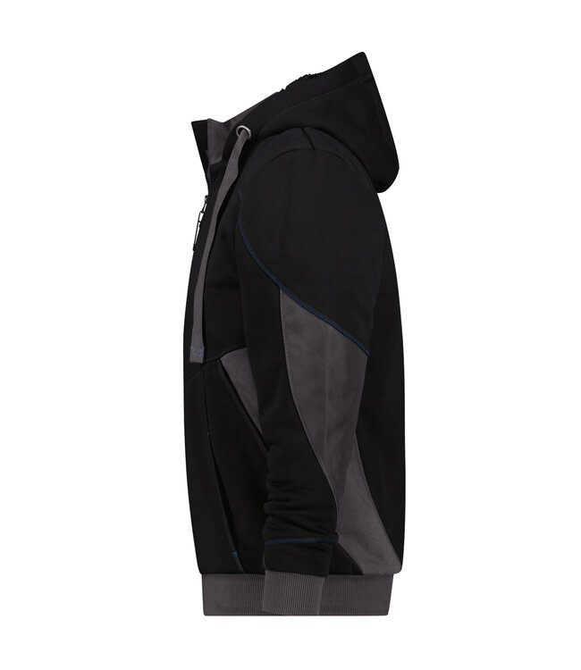 DASSY Pulse D-FX Werktrui Vest Gevoerd Zwart/Grijs