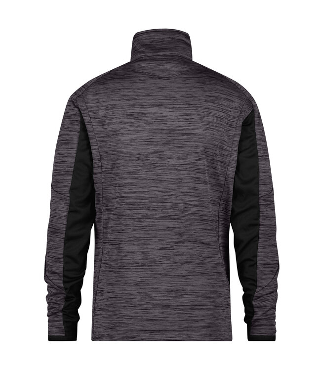 DASSY Convex D-Flex Fleece Werktrui met Rits Grijs/Zwart