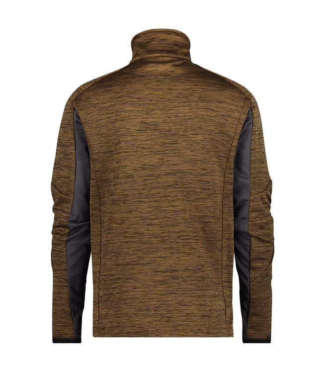 DASSY Convex D-Flex Fleece Werktrui met Rits Bruin/Grijs