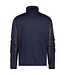 DASSY Convex D-Flex Fleece Werktrui met Rits Donkerblauw/Grijs