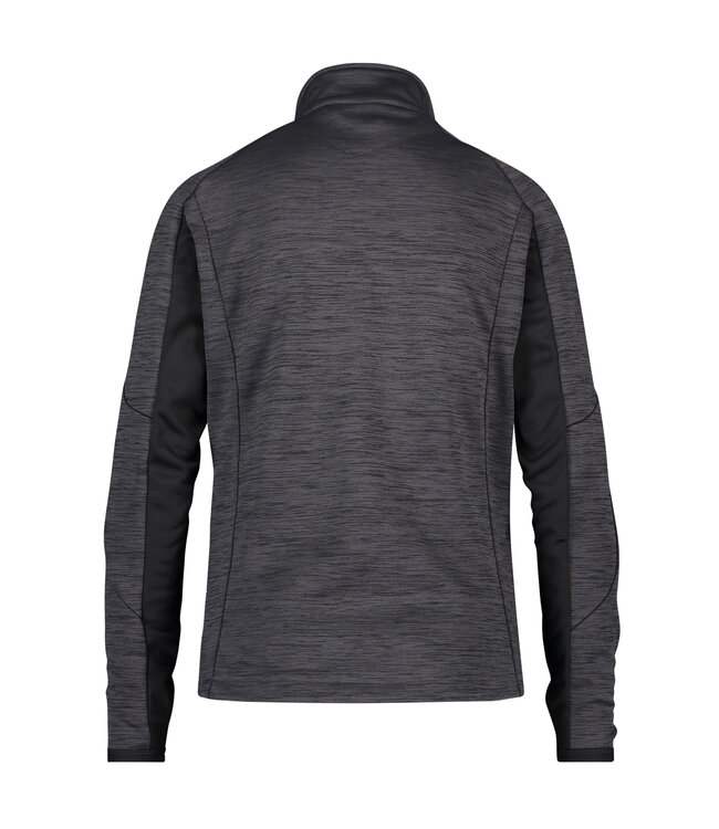 DASSY Convex D-Flex Dames Fleece Werktrui met Rits Grijs/Zwart