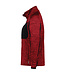 DASSY Convex D-Flex Dames Fleece Werktrui met Rits Rood/Zwart