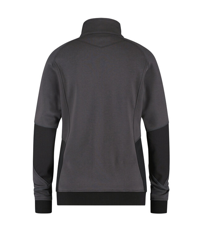 DASSY Velox D-Flex Dames Werktrui Sweater Grijs/Zwart