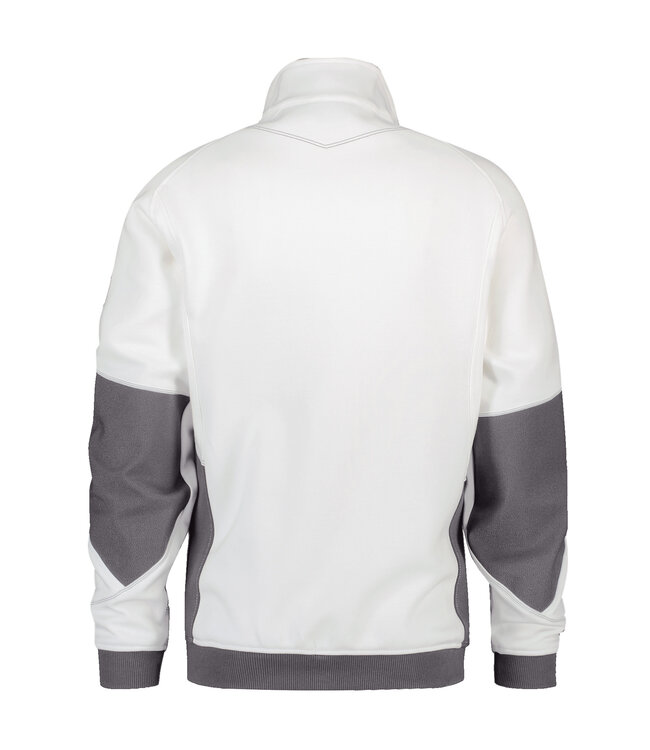 DASSY Velox D-Flex Werktrui met Rits Wit/Grijs
