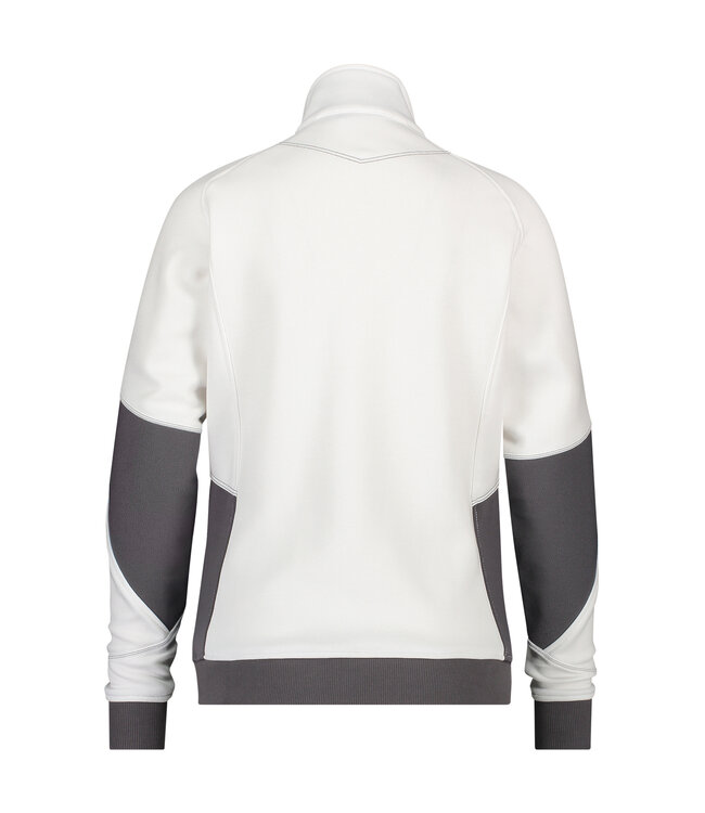 DASSY Velox D-Flex Dames Werktrui Sweater Wit/Grijs