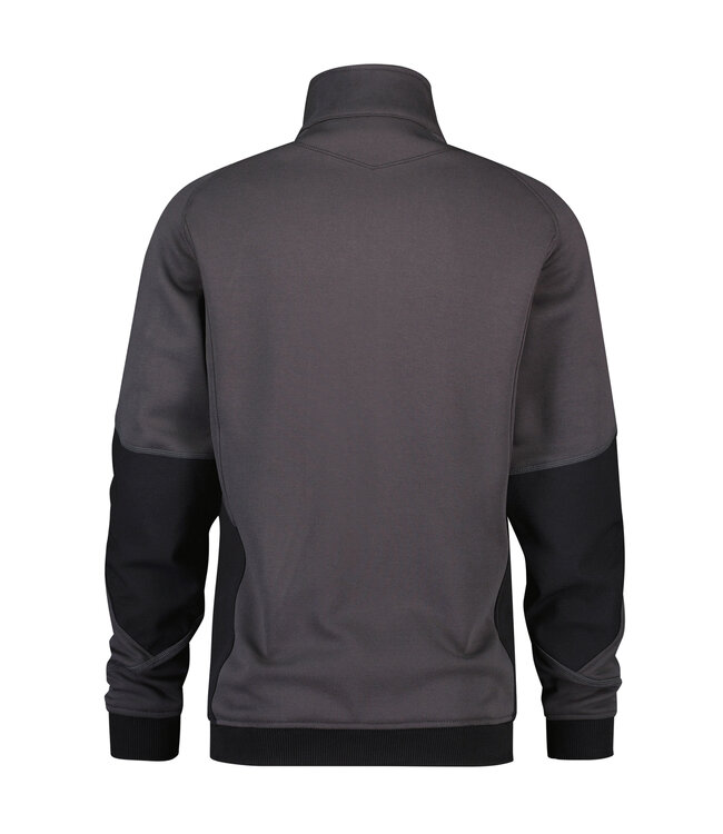 DASSY Velox D-Flex Werktrui met Rits Grijs/Zwart