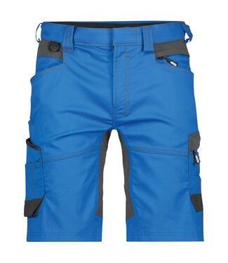 DASSY DASSY Axis D-Flex Korte Werkbroek Stretch Blauw/Grijs