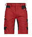 DASSY Axis D-Flex Korte Werkbroek Stretch Rood/Zwart