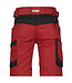 DASSY Axis D-Flex Korte Werkbroek Stretch Rood/Zwart