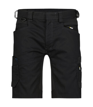 DASSY DASSY Axis D-Flex Korte Werkbroek Stretch Zwart