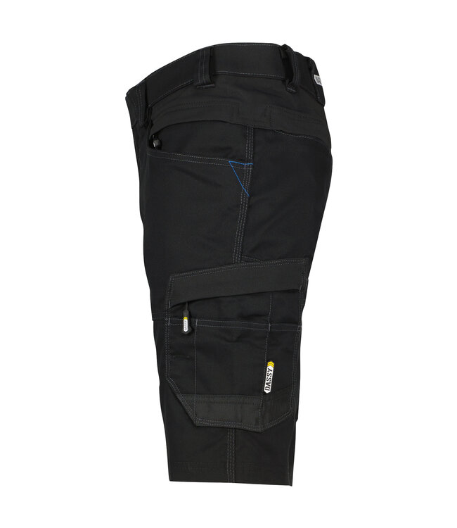 DASSY Axis D-Flex Korte Werkbroek Stretch Zwart