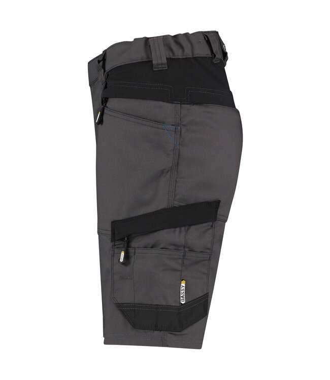 DASSY Axis D-Flex Dames Korte Werkbroek Stretch Grijs/Zwart