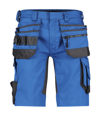 DASSY DASSY Trix D-Flex Korte Werkbroek Stretch Blauw/Grijs